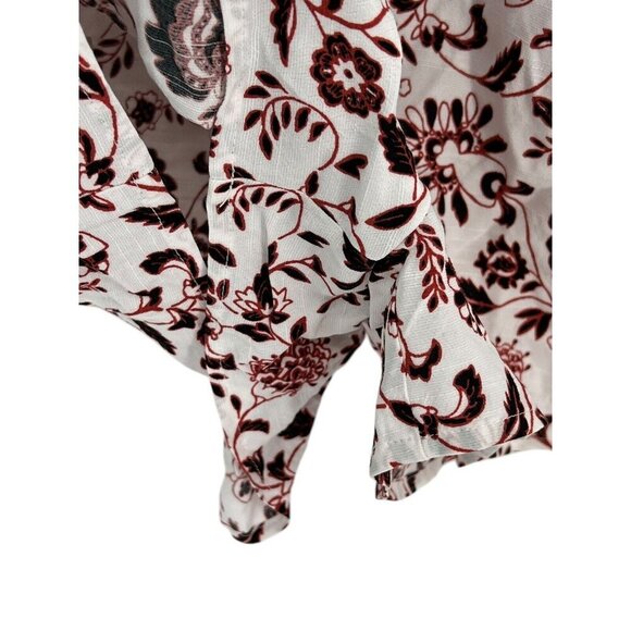 Loft Women's Petite‎ Romper Sleeveless Floral Size SP Pockets Inseam 2.5" NWT - Picture 7 of 13